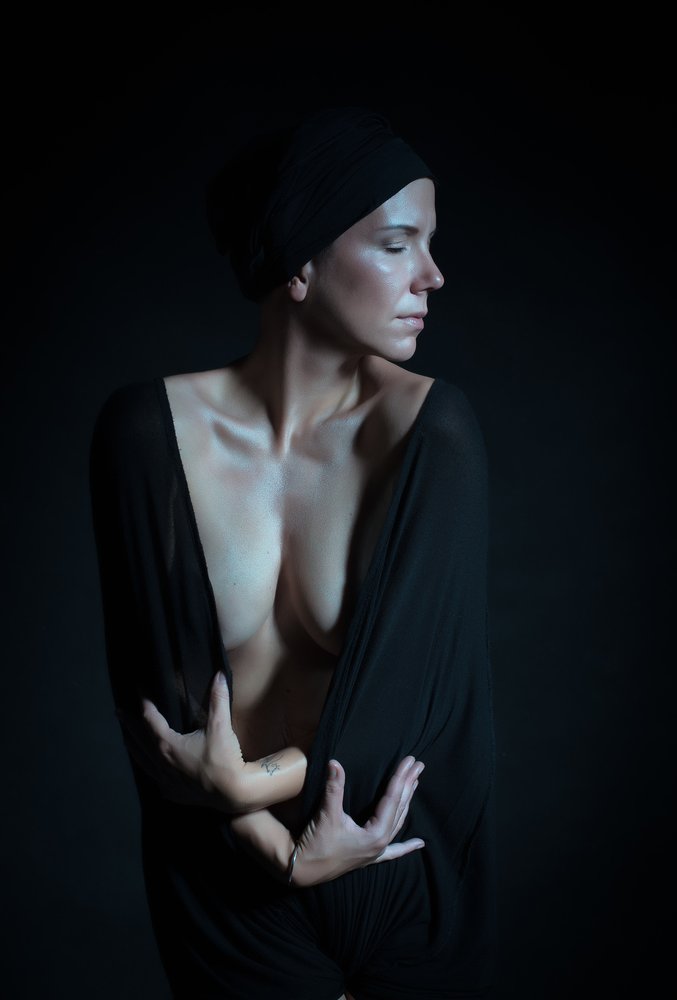 Contemplative Woman by Denisa Justusová Šumcová