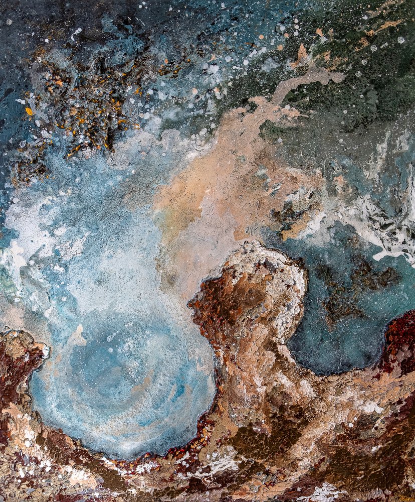 Earthy Abstract Profile by Denise Quah