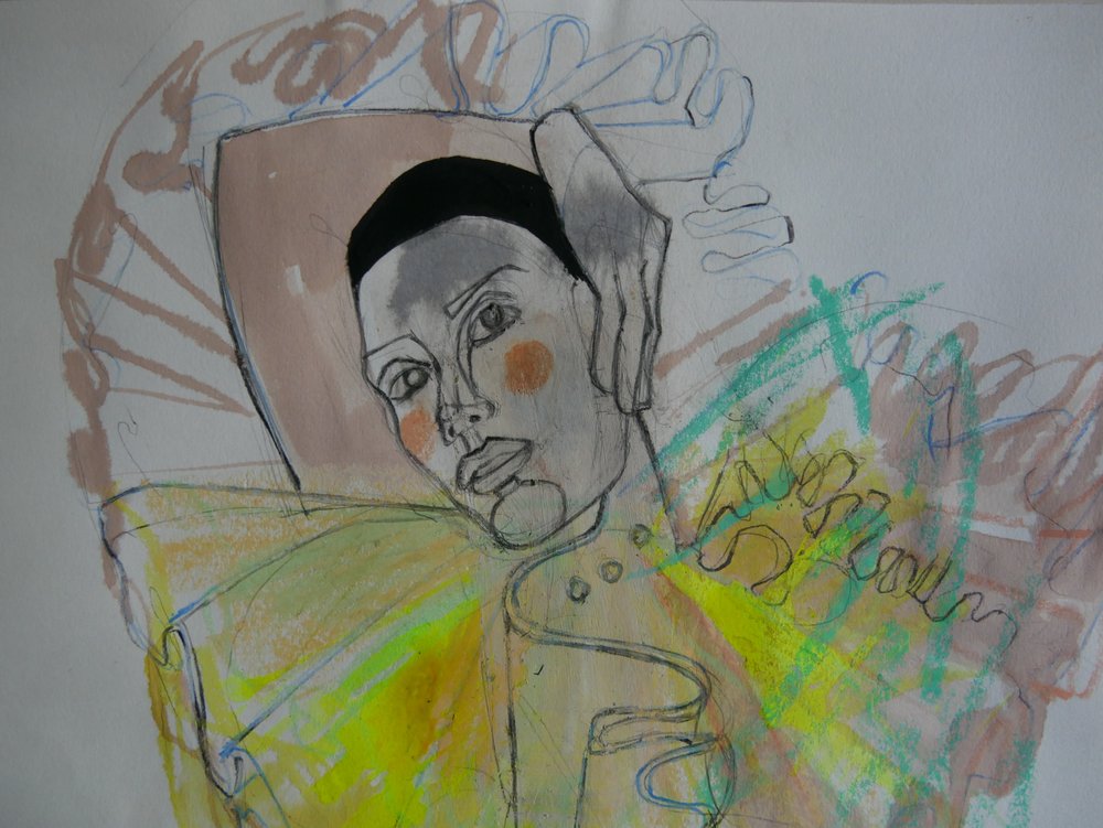Abstract Fashion Portrait by Doris Schmitz