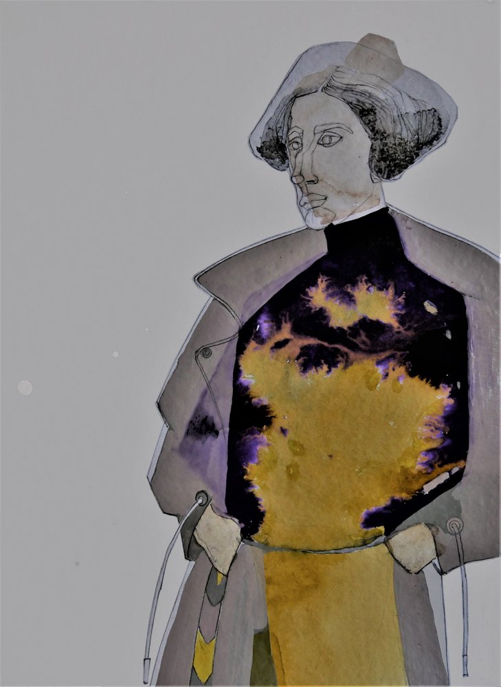 Abstract Fashion Portrait by Doris Schmitz