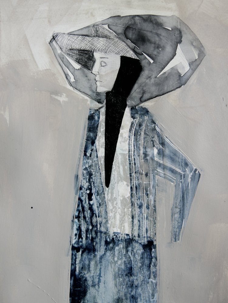 Abstract Woman Profile by Doris Schmitz