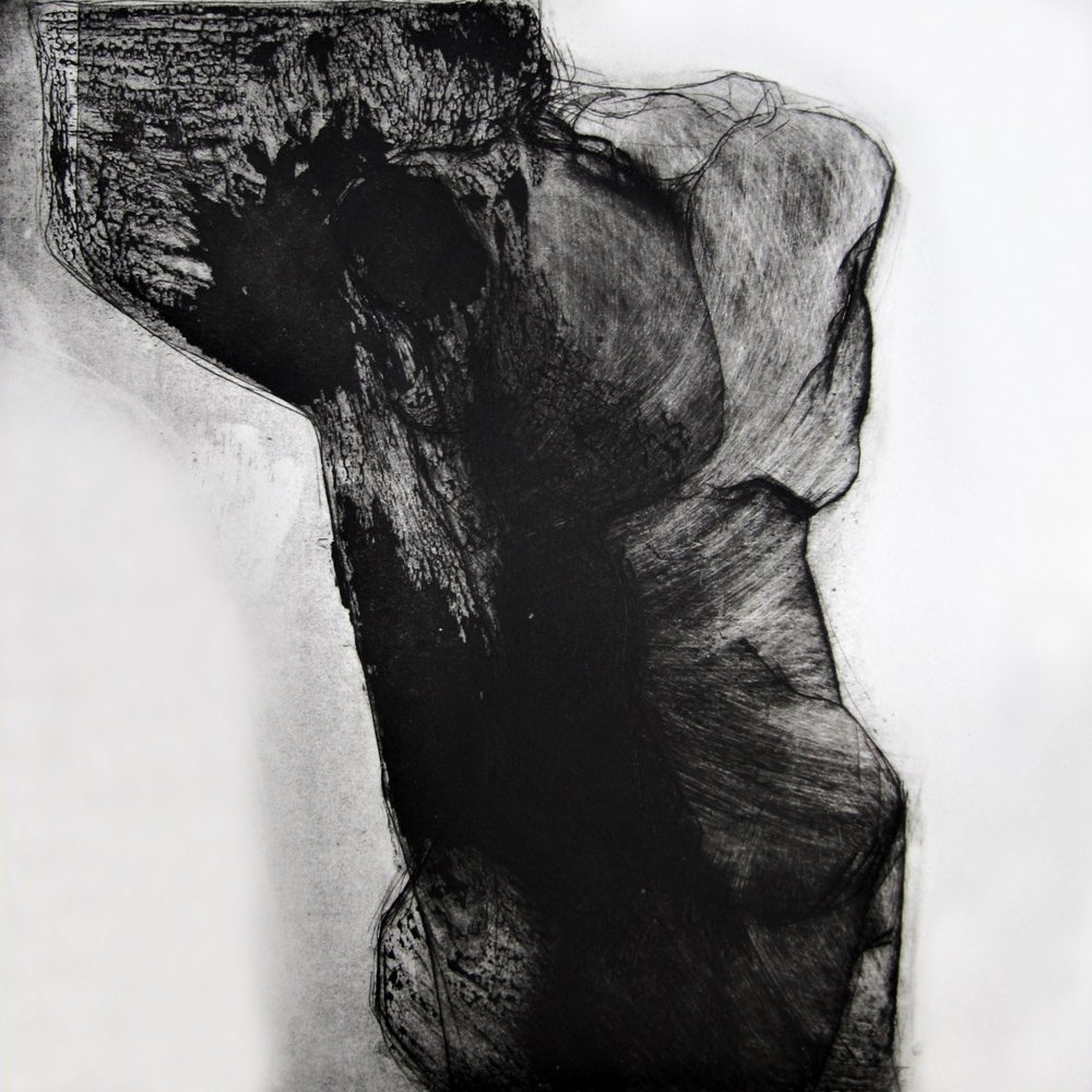 Dark Abstract Form by Doris Schmitz