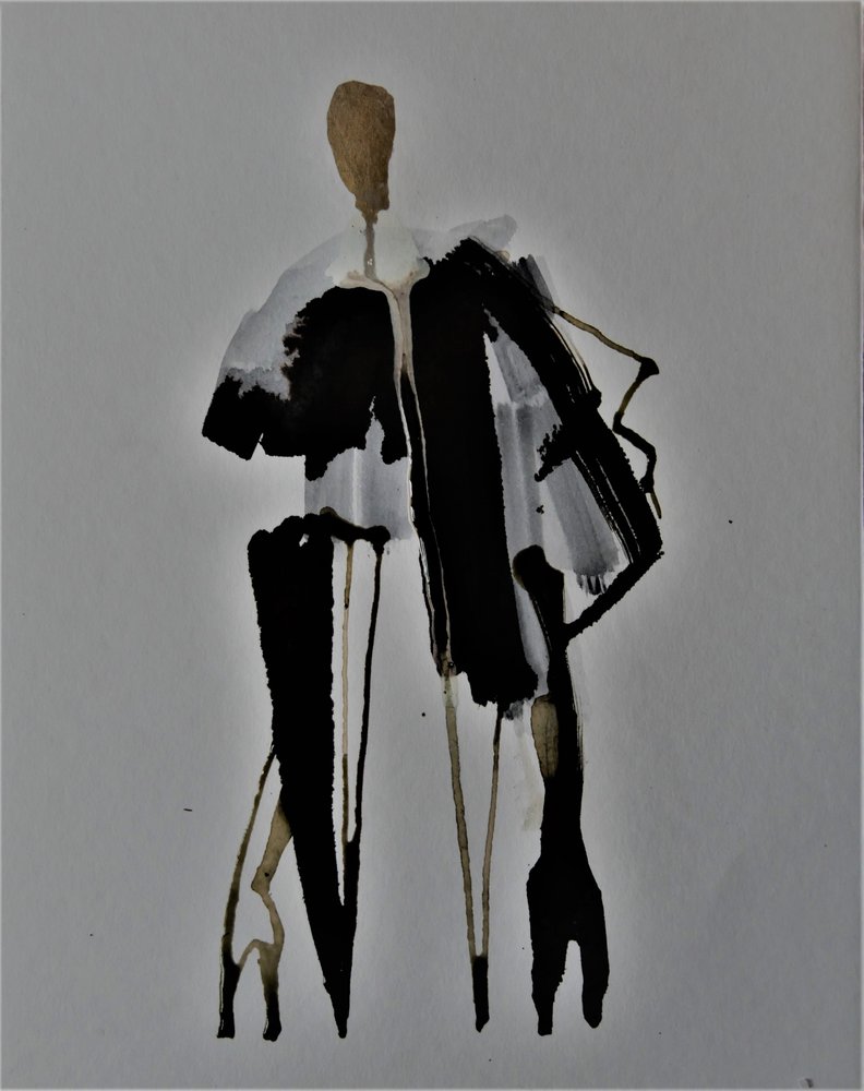 Elegant Fashion Figure by Doris Schmitz