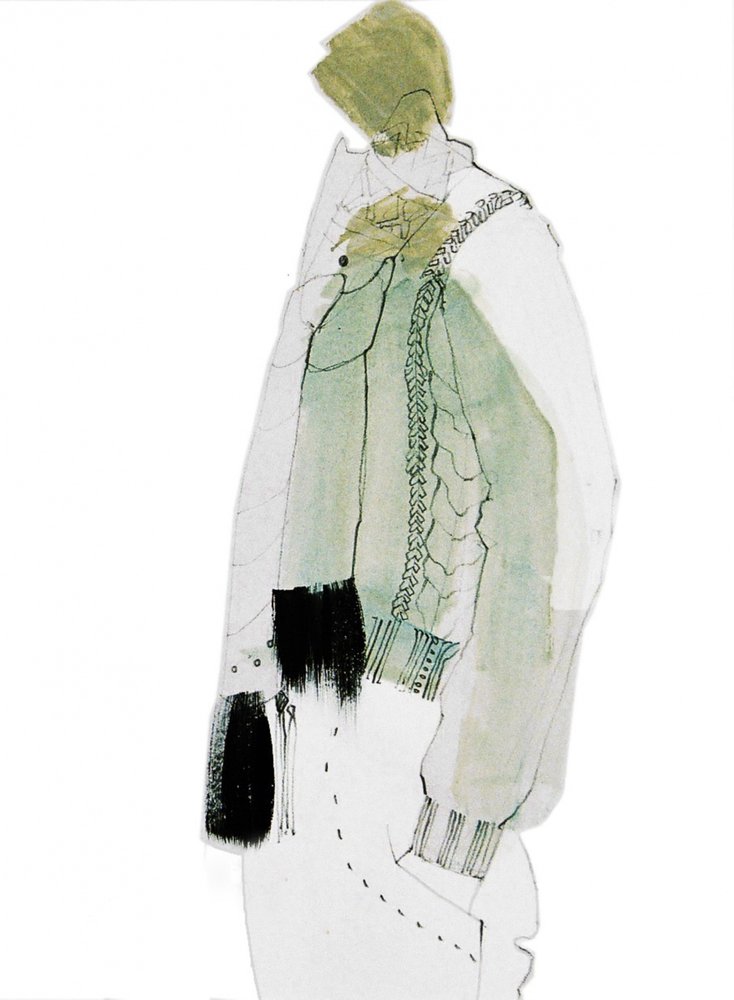 Minimalist Fashion Illustration by Doris Schmitz
