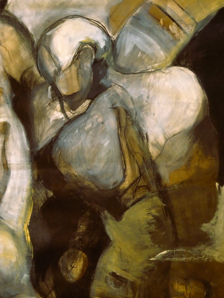Praying Abstract Figures by Doris Schmitz