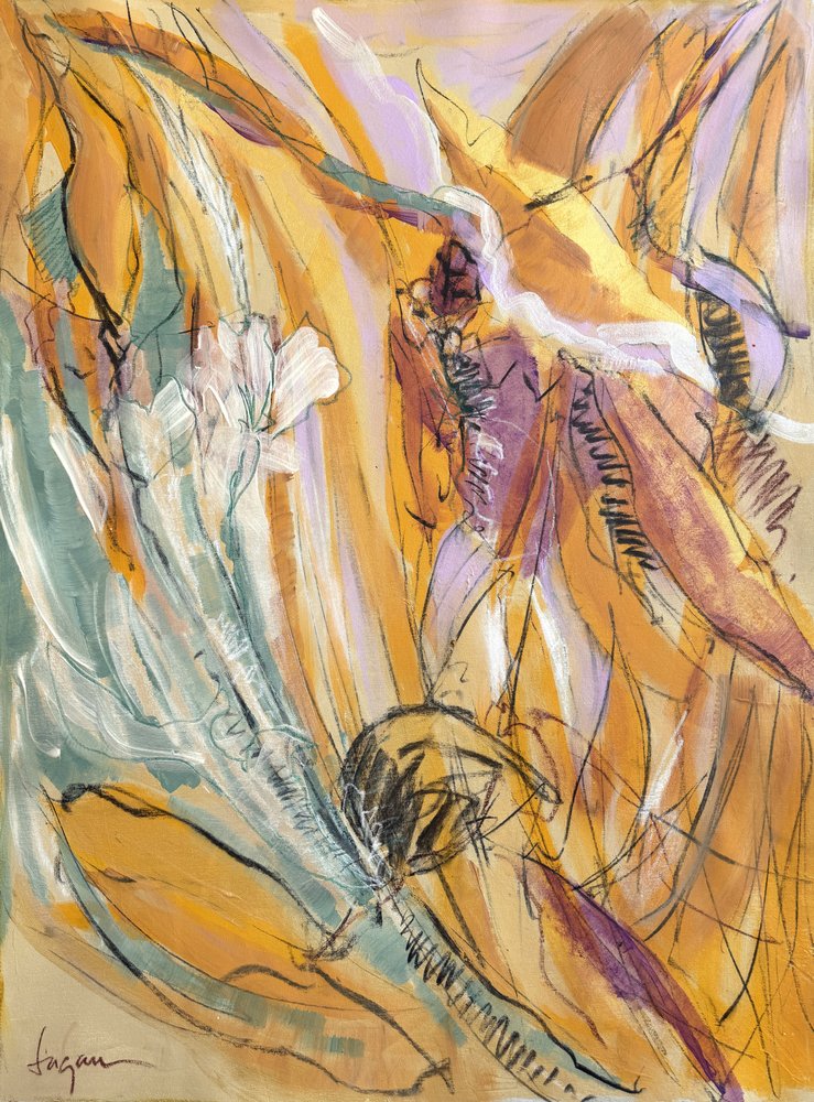 Vibrant Abstract Botanicals by Dorothy Fagan