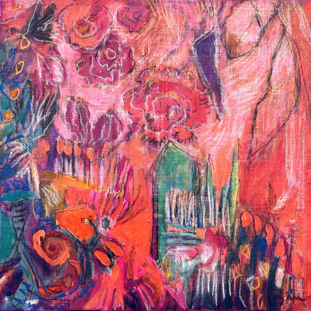 Vibrant Floral Dream by Dorothy Fagan