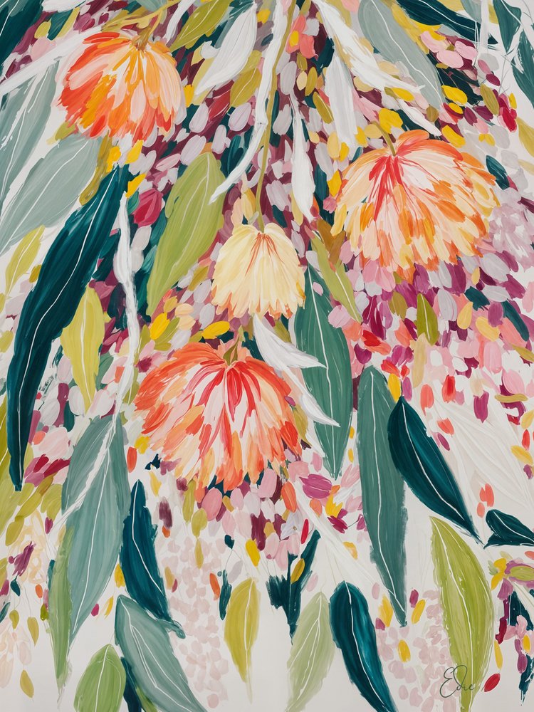 Vibrant Floral Cascade by Edie