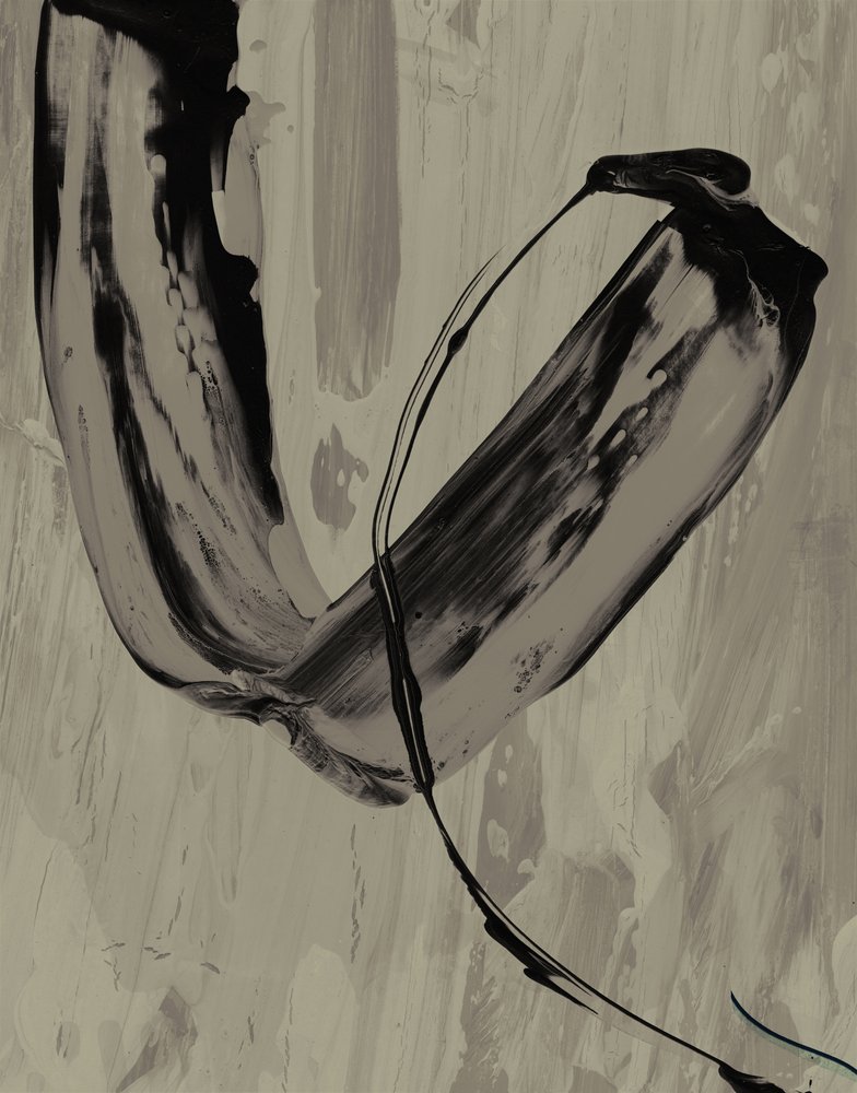 Abstract Grey Gesture by Edward Selkirk