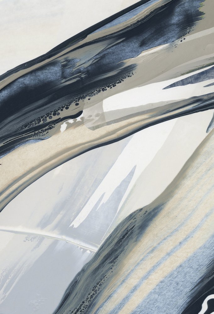 Fluid Abstract Blues by Edward Selkirk