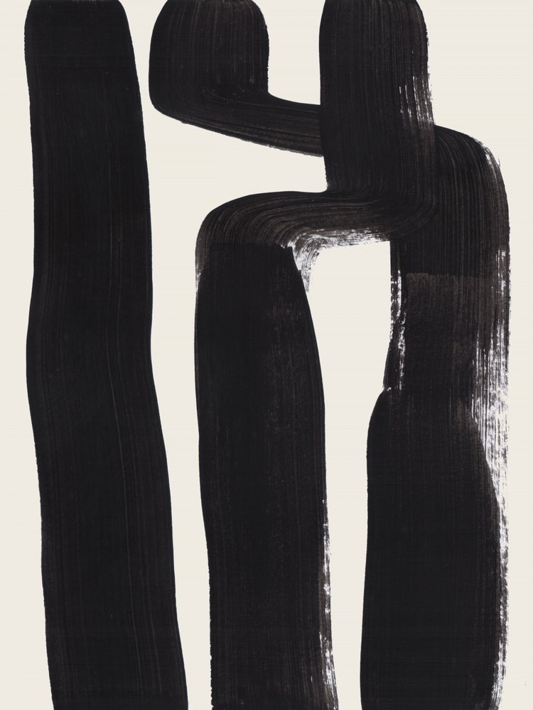 Abstract Black Gestures by Ejaaz Haniff
