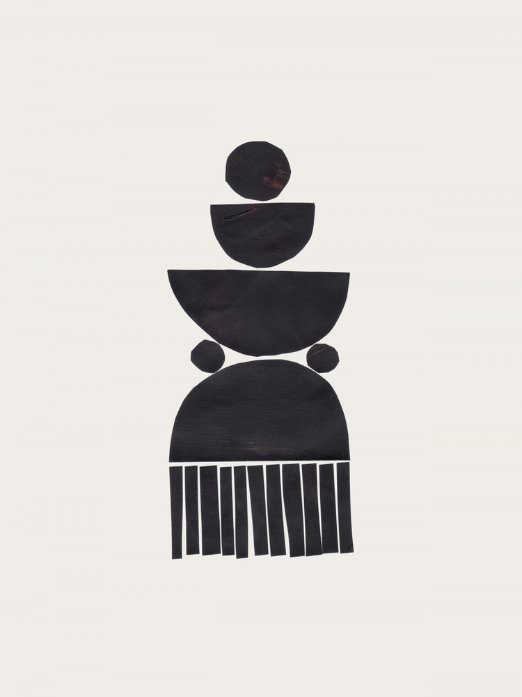 Abstract Geometric Totem by Ejaaz Haniff