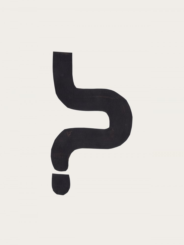Abstract Question Mark by Ejaaz Haniff