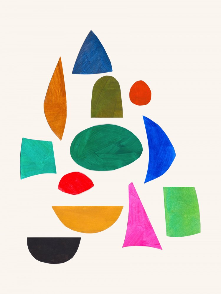 Colorful Abstract Shapes by Ejaaz Haniff