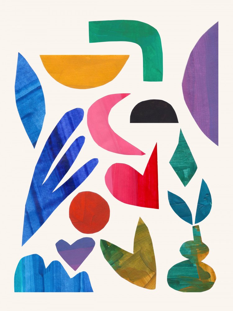 Colorful Abstract Shapes by Ejaaz Haniff