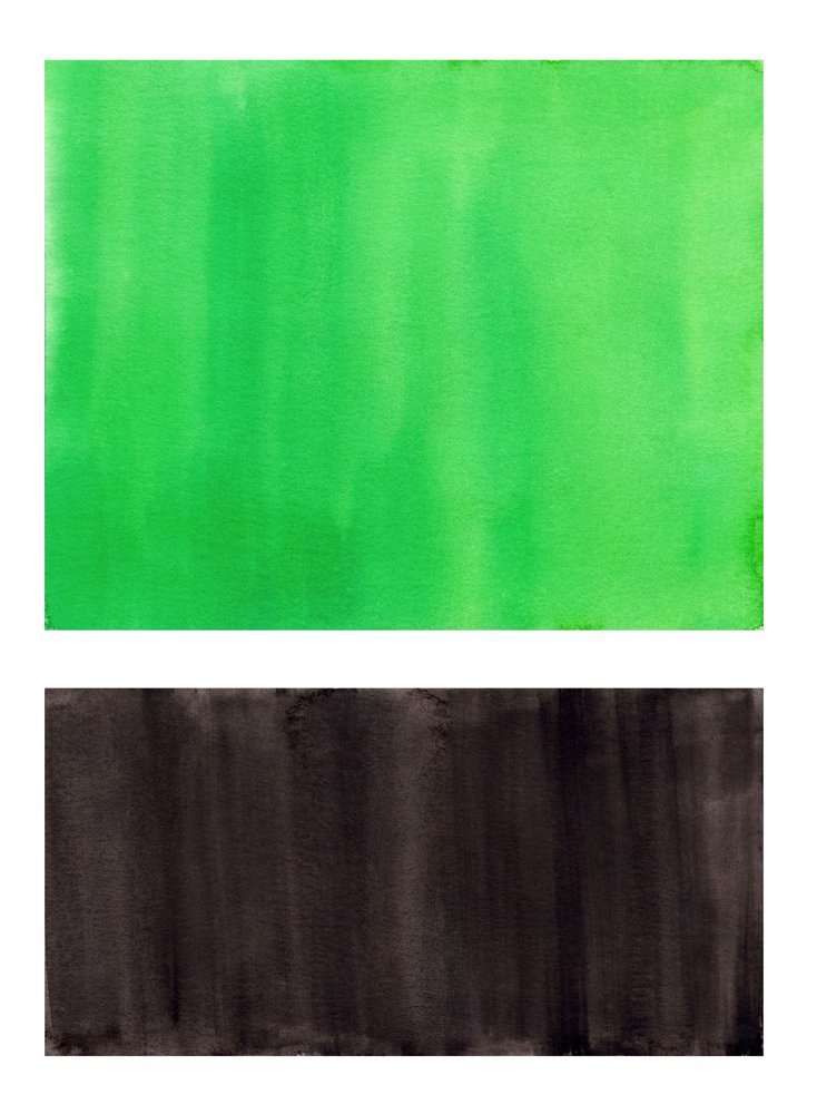 Deep Green Brown Blocks by Ejaaz Haniff