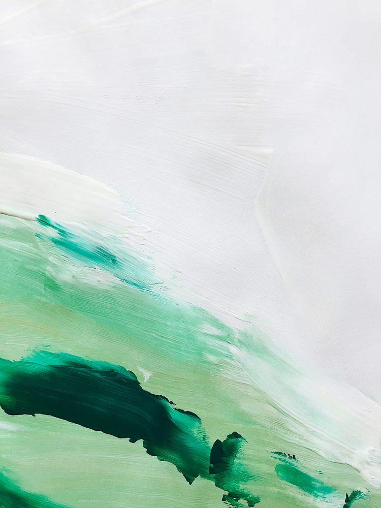Green Flow Abstract by Ejaaz Haniff