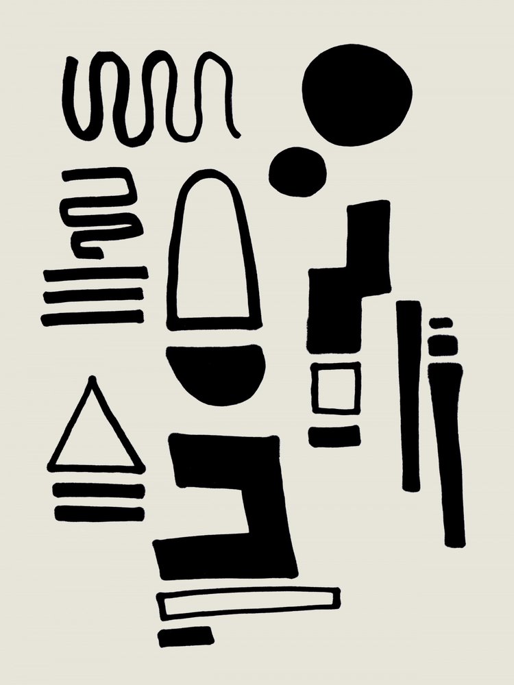 Modern Abstract Shapes by Ejaaz Haniff