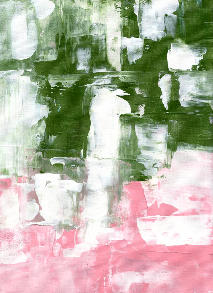 Modern Green Pink by Ejaaz Haniff