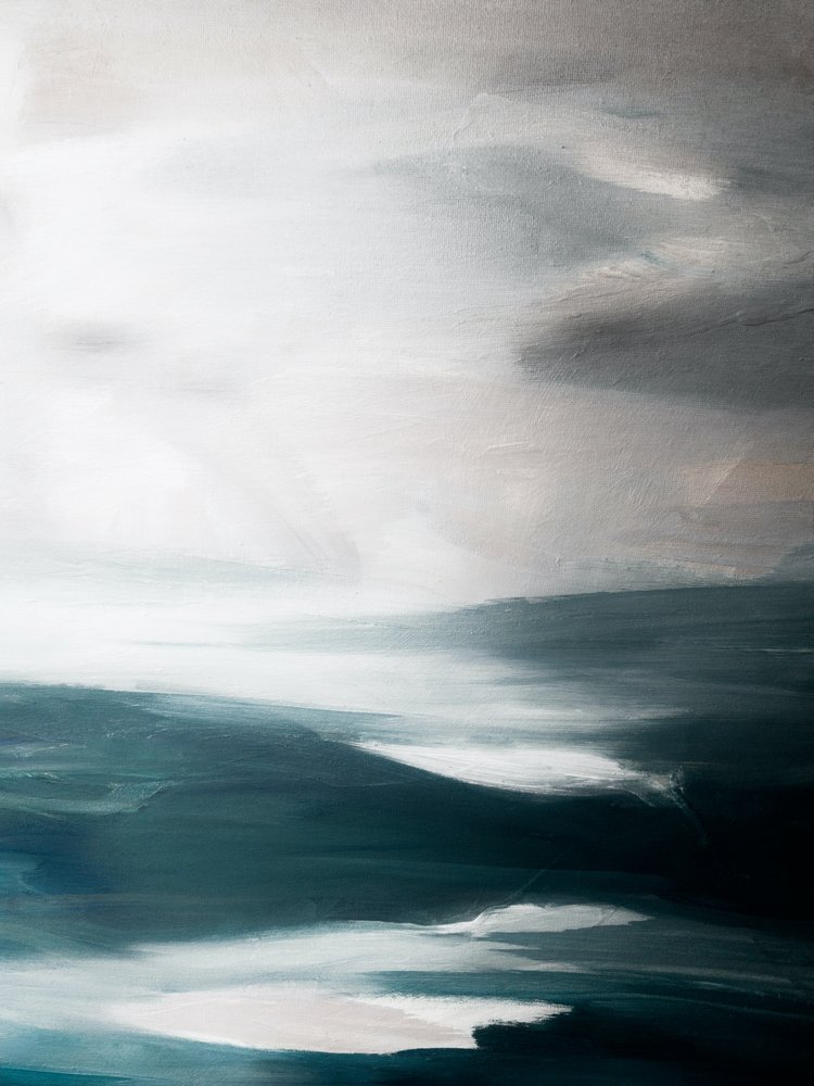 Serene Abstract Seascape by Ejaaz Haniff