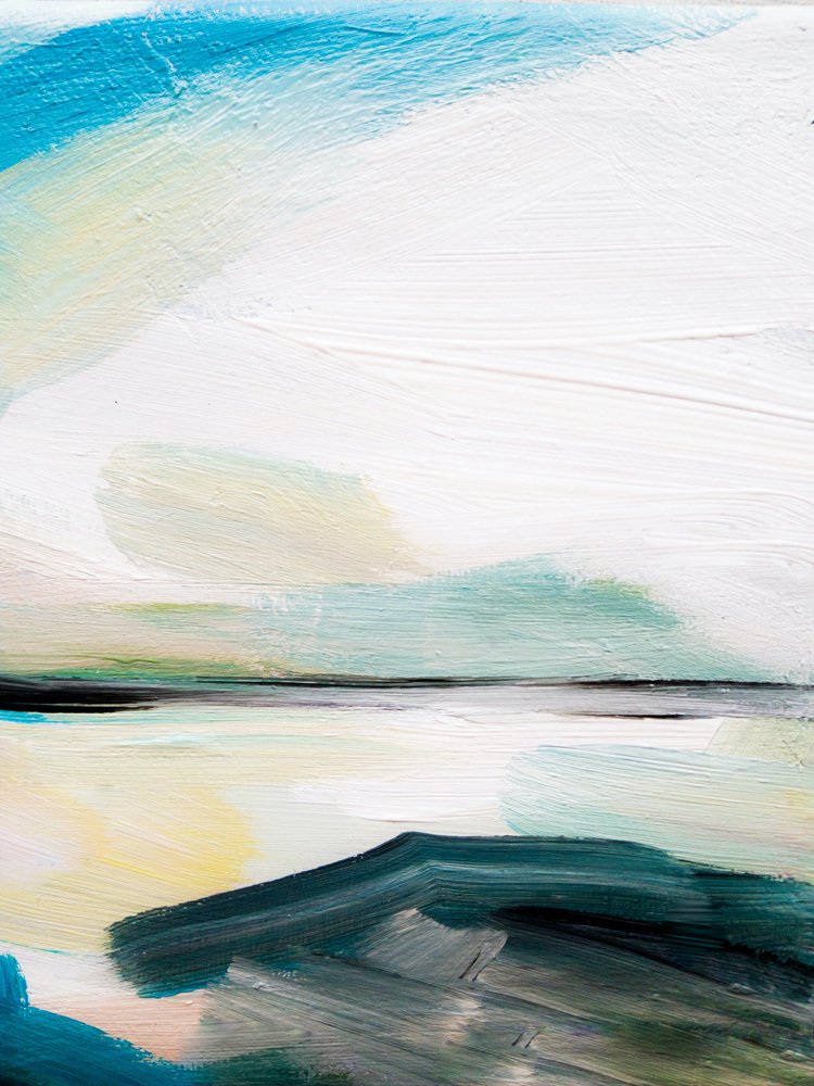 Serene Abstract Seascape by Ejaaz Haniff