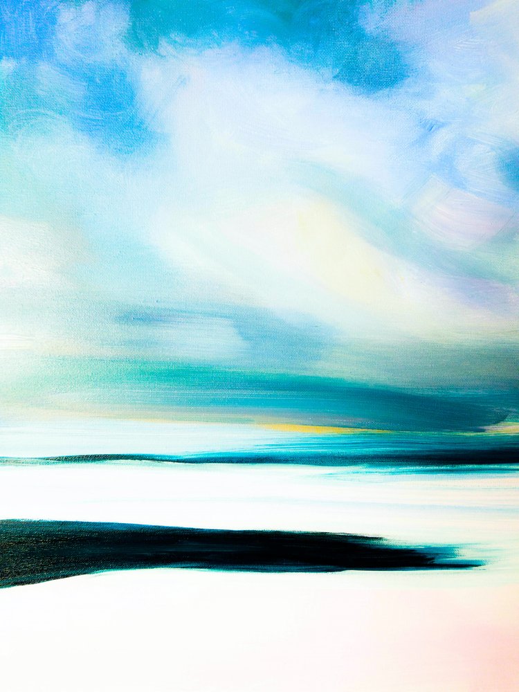 Serene Blue Horizon by Ejaaz Haniff