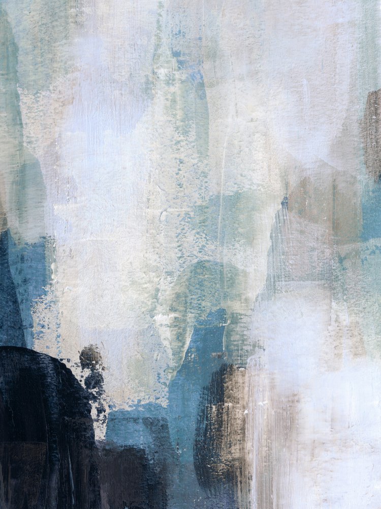 Serene Blue Layers by Ejaaz Haniff