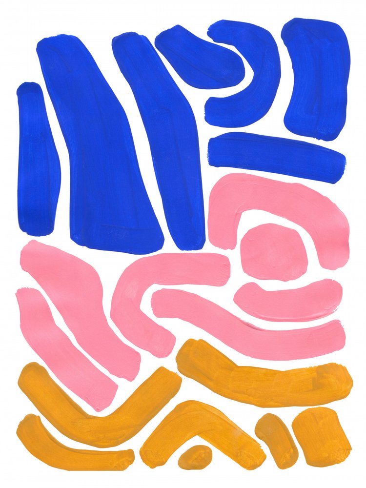 Vibrant Abstract Shapes by Ejaaz Haniff