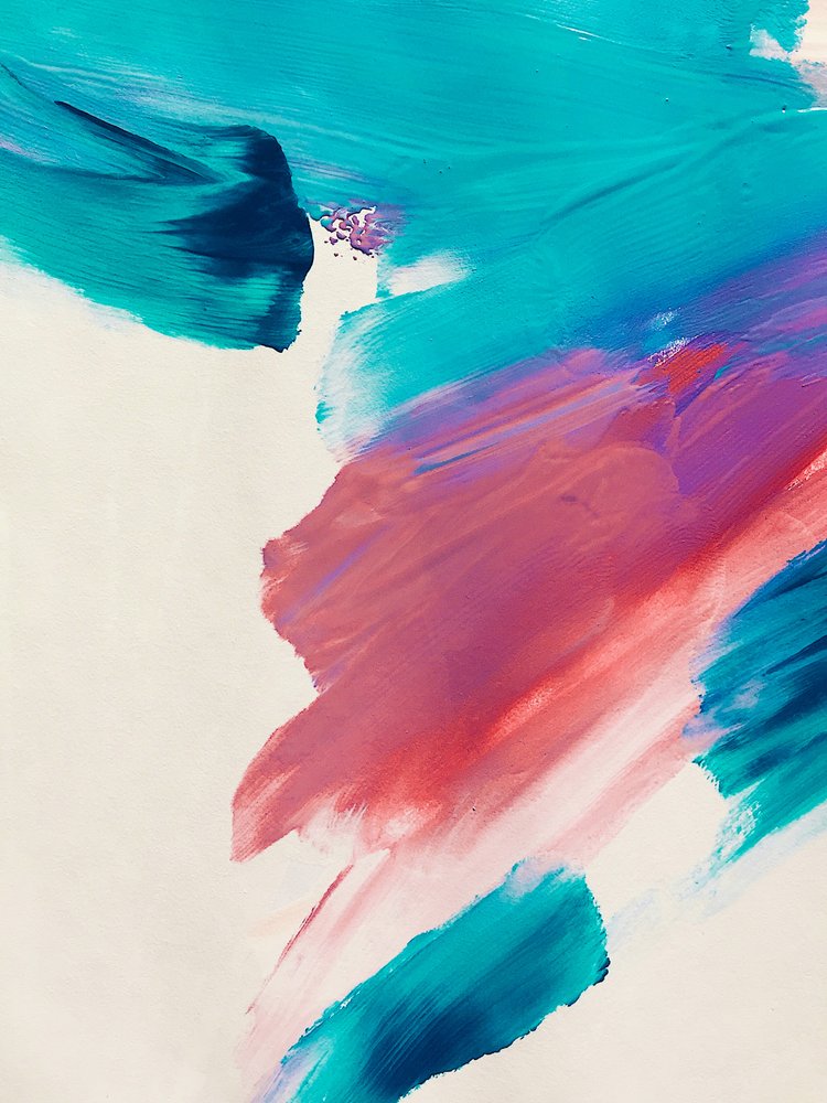 Vibrant Fluid Abstract by Ejaaz Haniff
