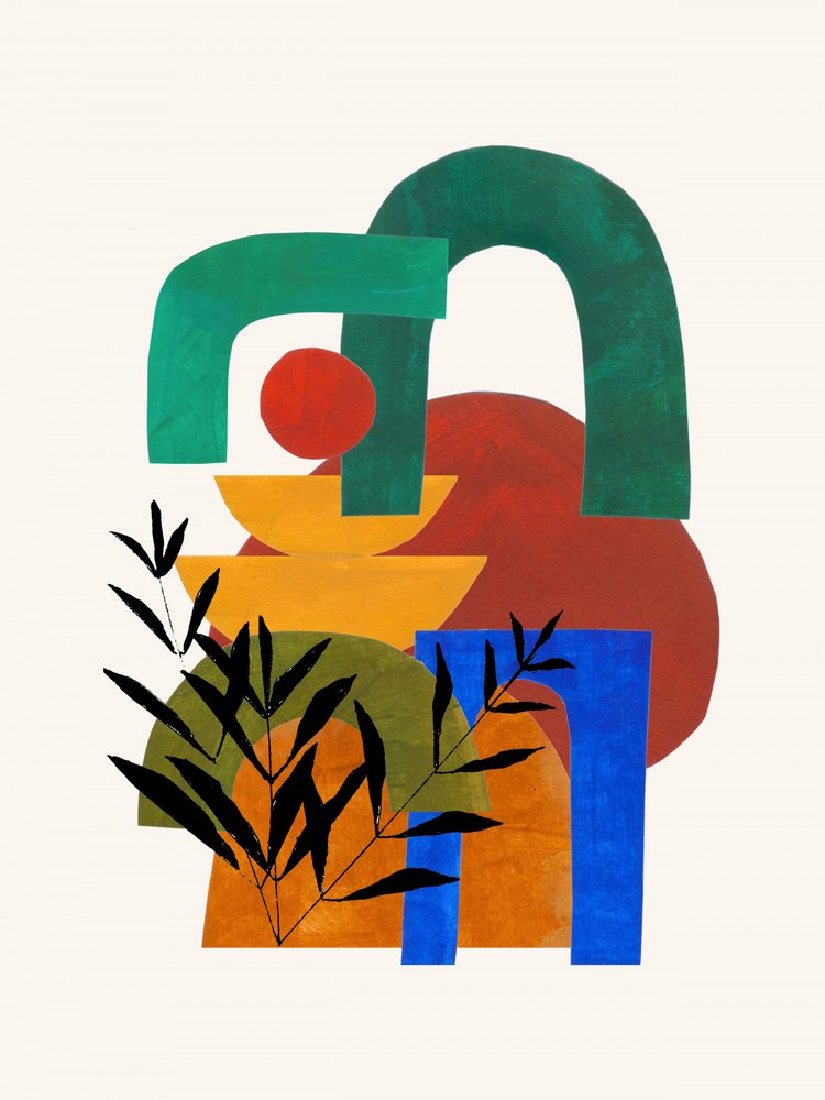 Vibrant Geometric Botanicals by Ejaaz Haniff