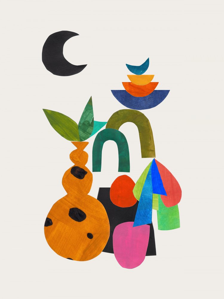 Vibrant Organic Collage by Ejaaz Haniff