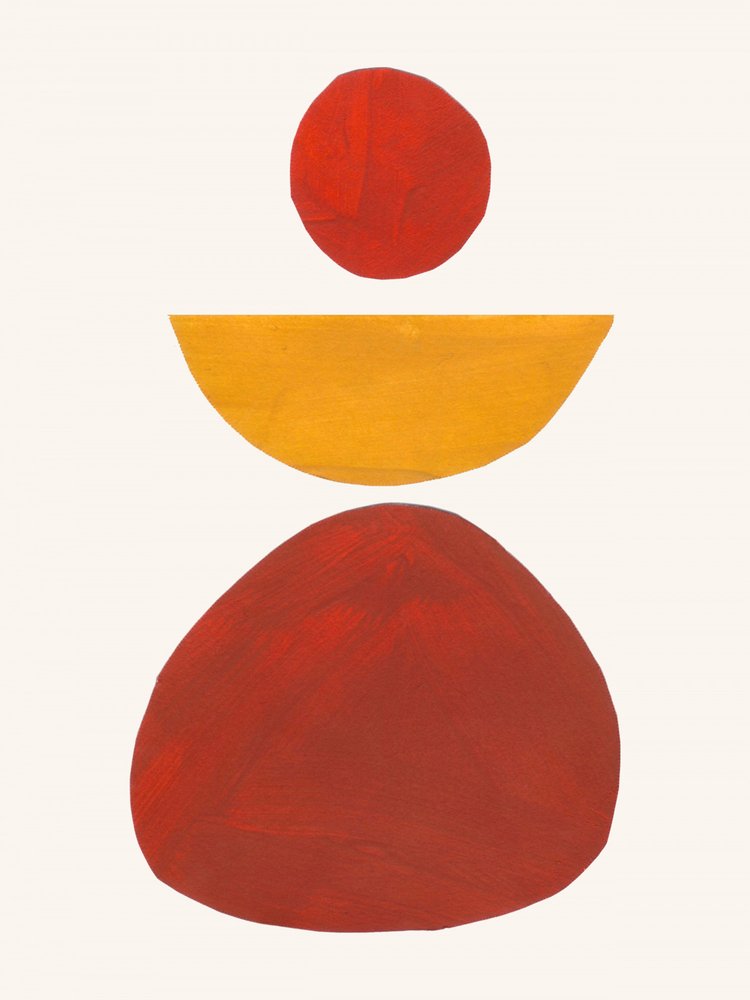 Warm Stacked Forms by Ejaaz Haniff