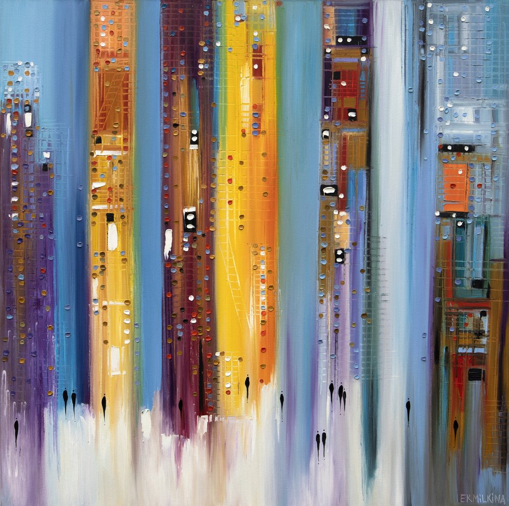 Colorful City Walk by Ekaterina Ermilkina