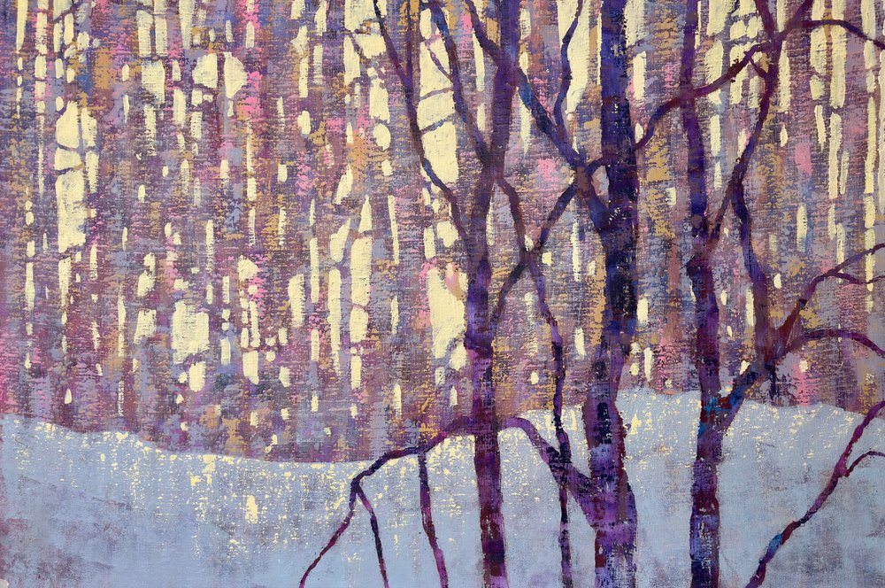 Purple Forest Glow by Ekaterina Prisich