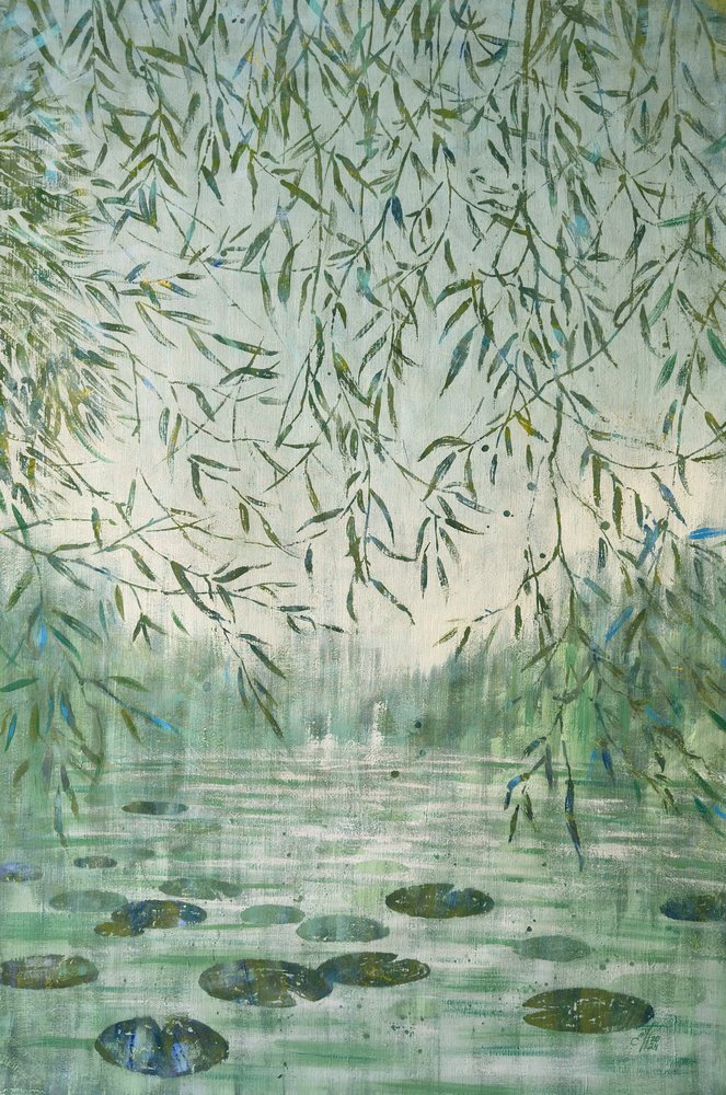 Willow Pond Serenity by Ekaterina Prisich