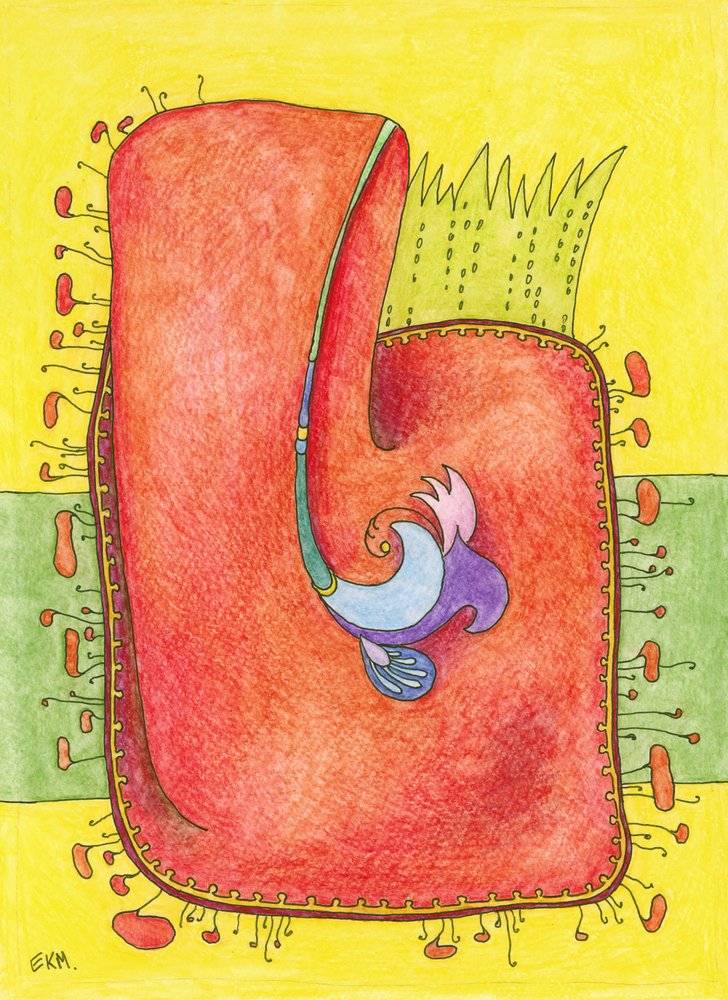 Whimsical Abstract Forms by Elena Khomutova-Miller