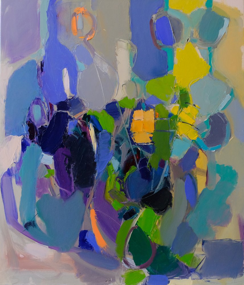 Vibrant Abstract Forms by Elena Shraibman