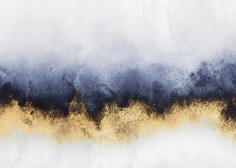 Indigo Gold Shimmer by Elisabeth Fredriksson