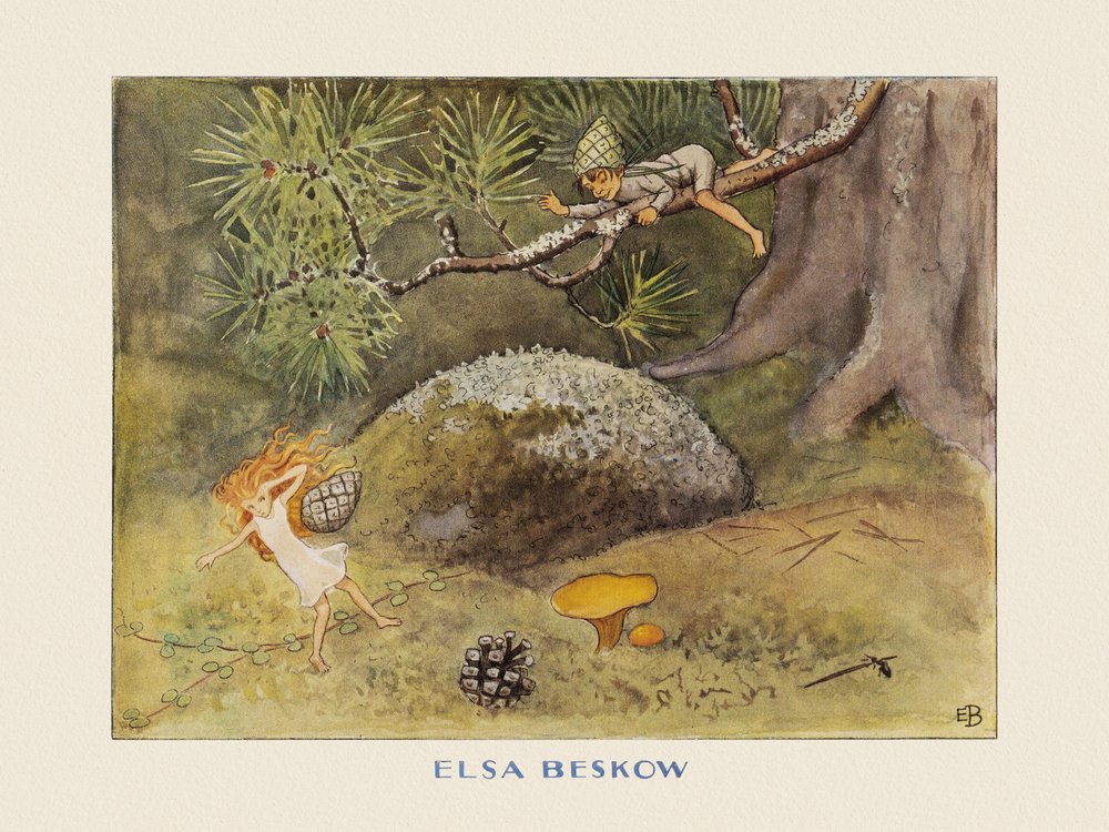 The Sun Egg Cones by Elsa Beskow