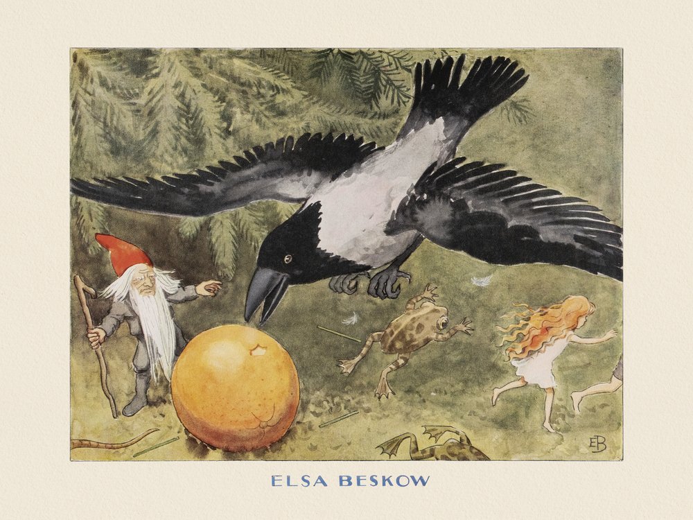 The Sun Egg - The Crow by Elsa Beskow