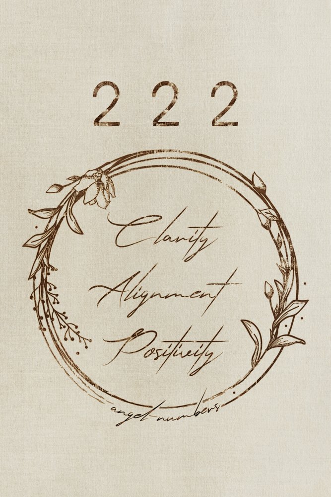 222 Clarity Alignment Positivity by Ema Paraschiv