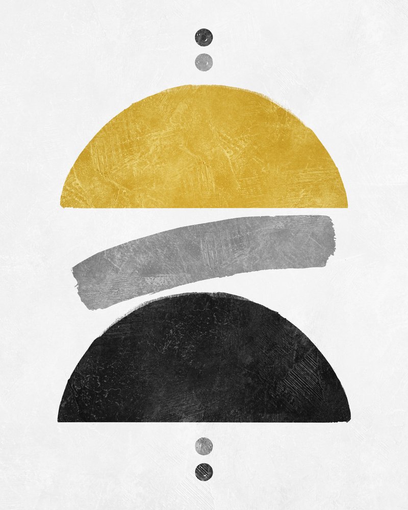 Abstract Geometric Balance by Ema Paraschiv