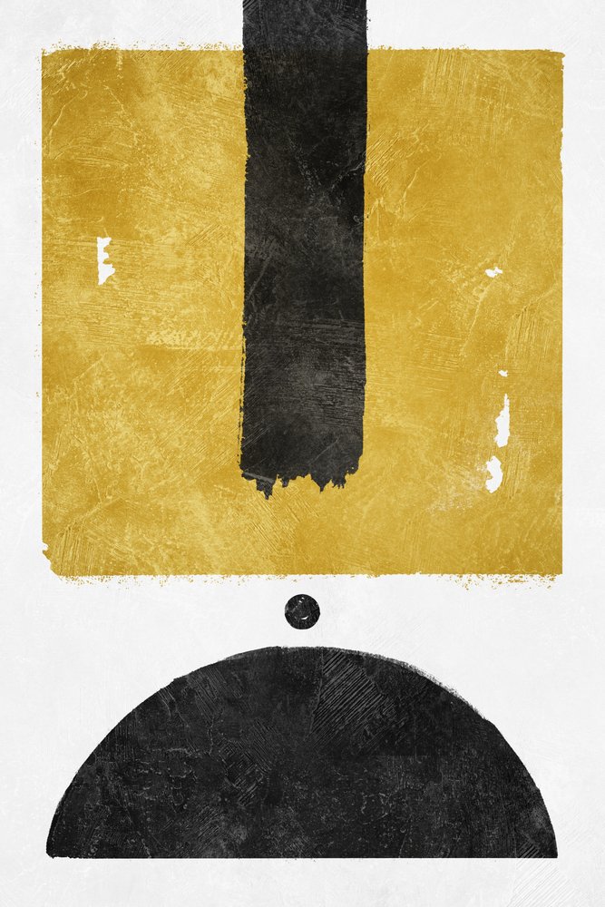 Abstract Gold Balance by Ema Paraschiv