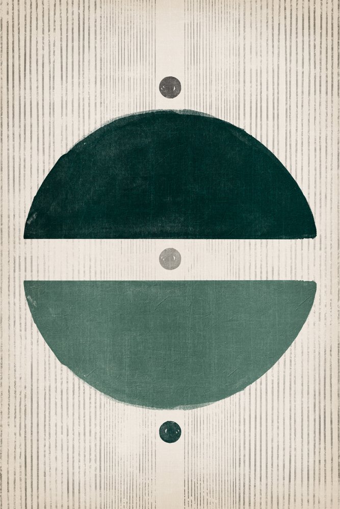 Abstract Green Balance by Ema Paraschiv