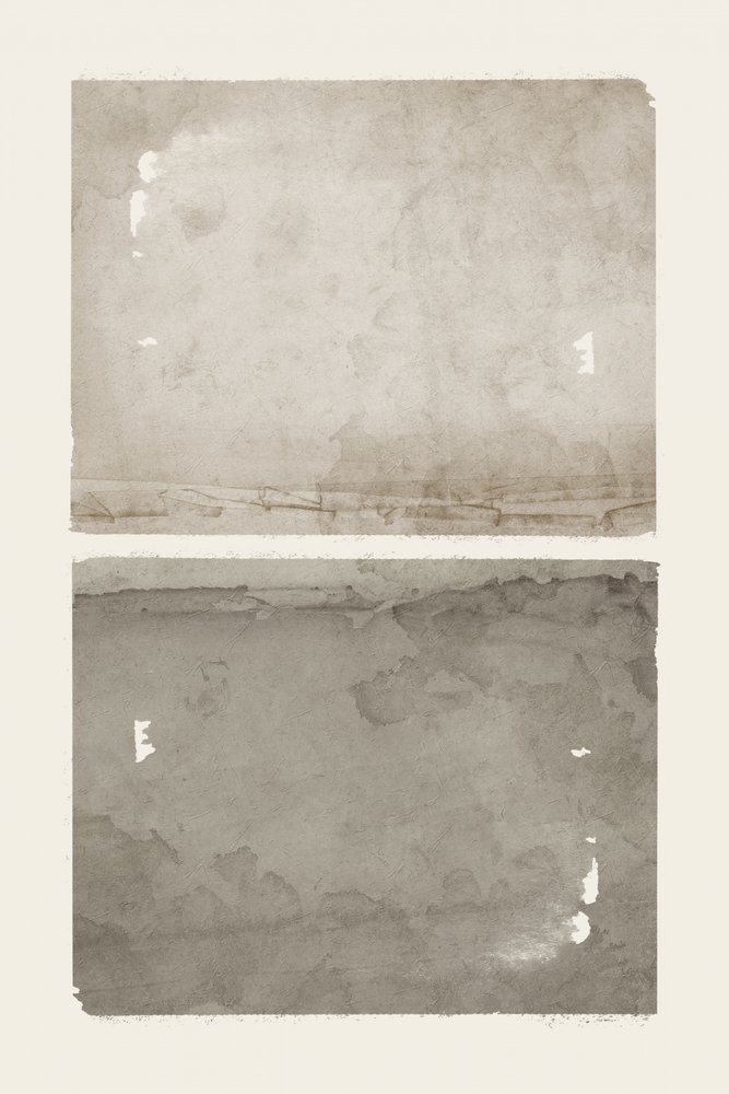 Abstract Horizon Sepia by Ema Paraschiv