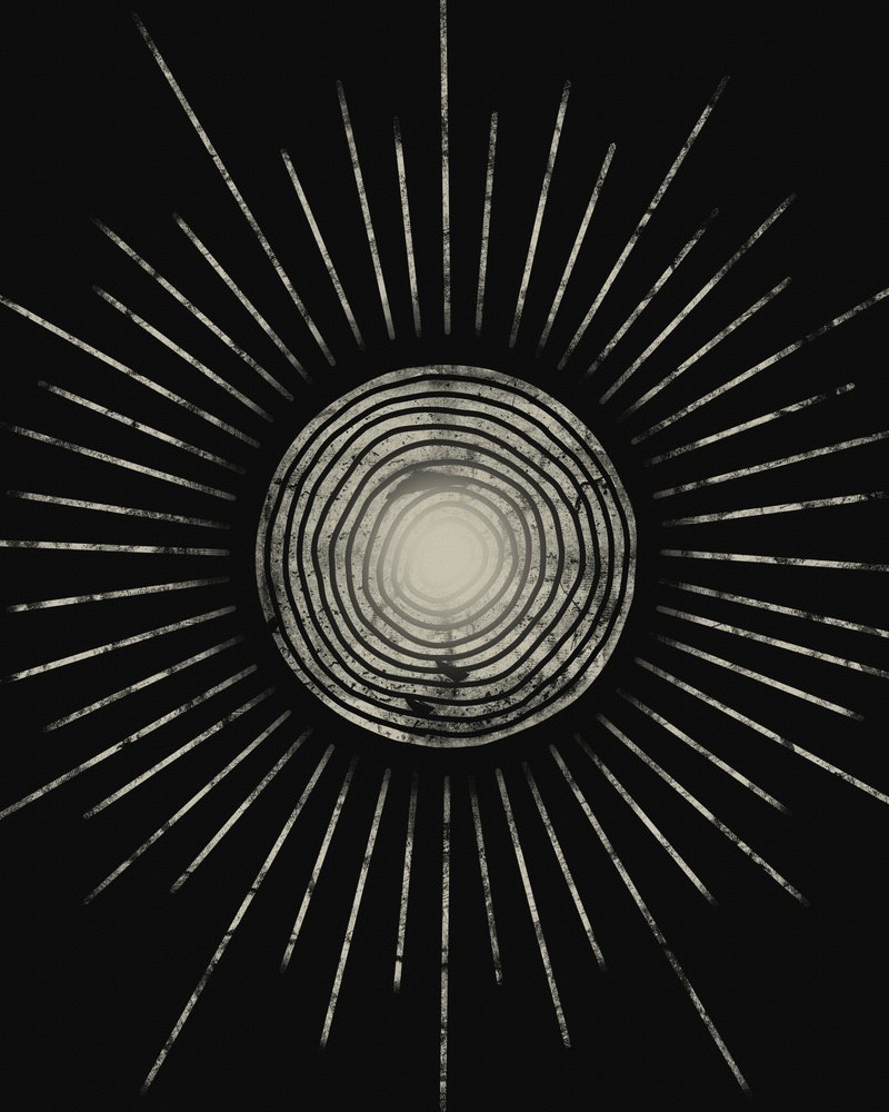 Concentric Sun Glow by Ema Paraschiv