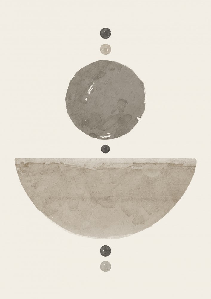 Lunar Geometric Balance by Ema Paraschiv