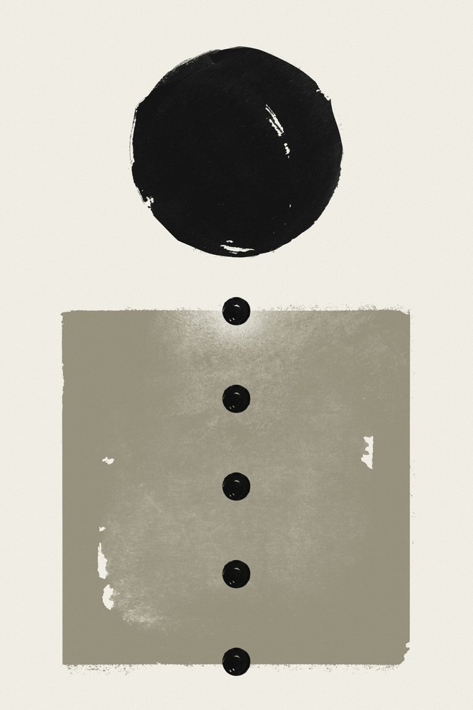 Minimalist Geometric Balance by Ema Paraschiv