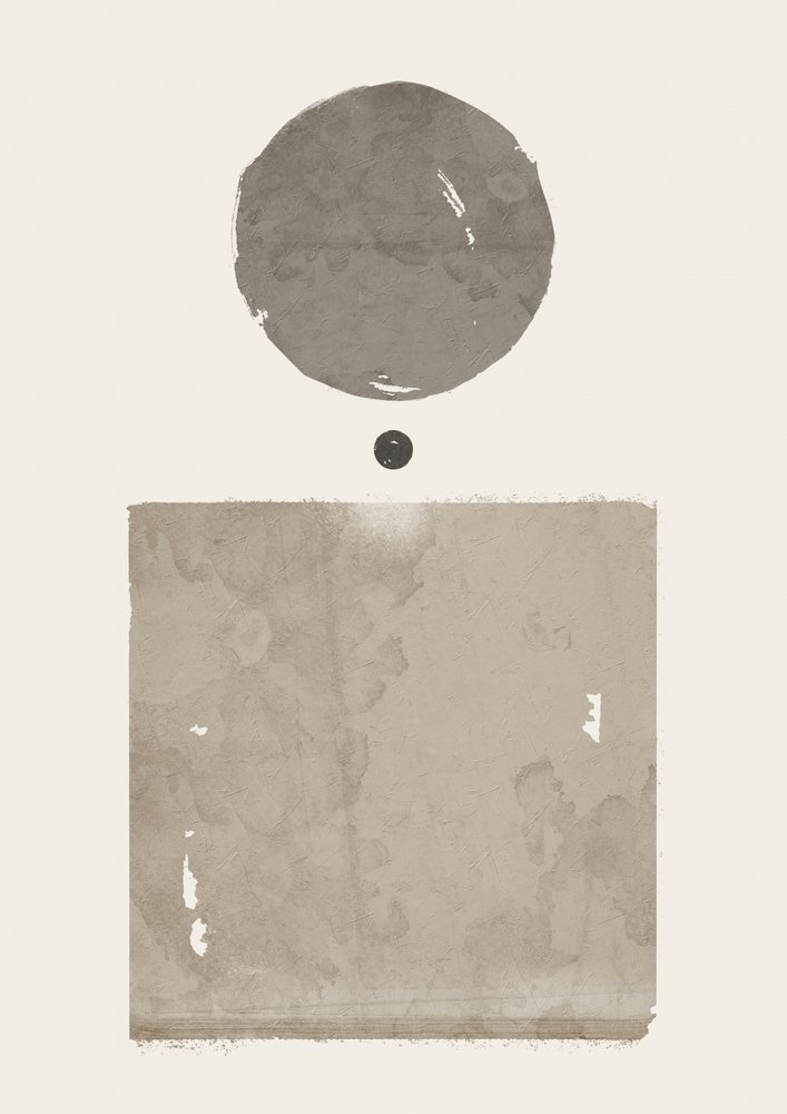 Minimalist Gray Shapes by Ema Paraschiv