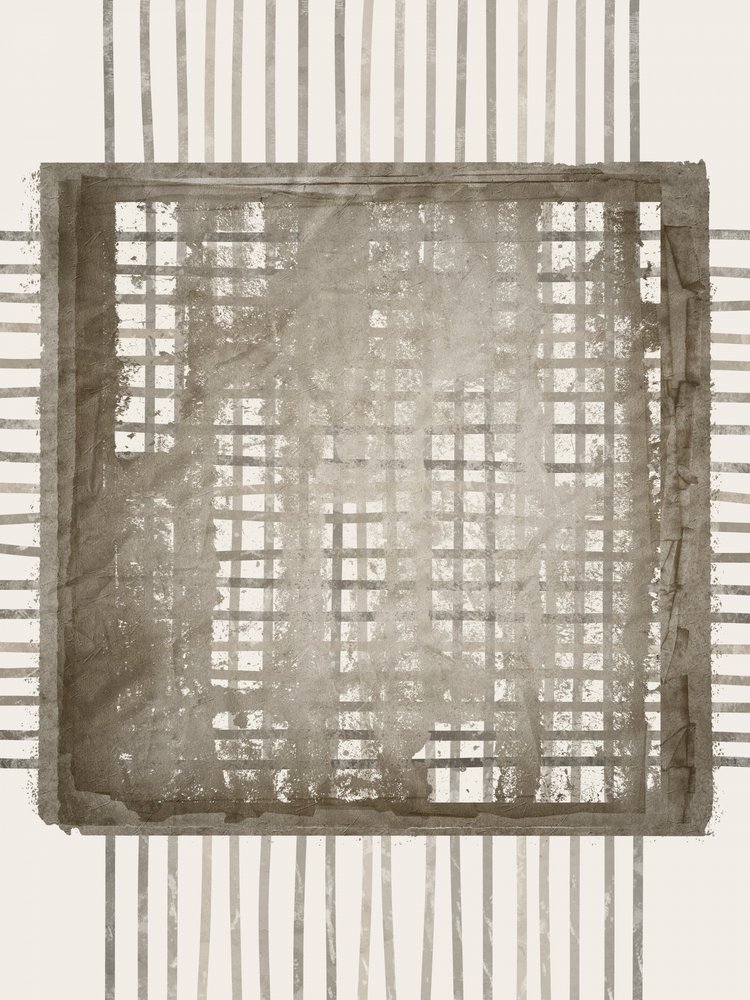 Rustic Grid Stripes by Ema Paraschiv